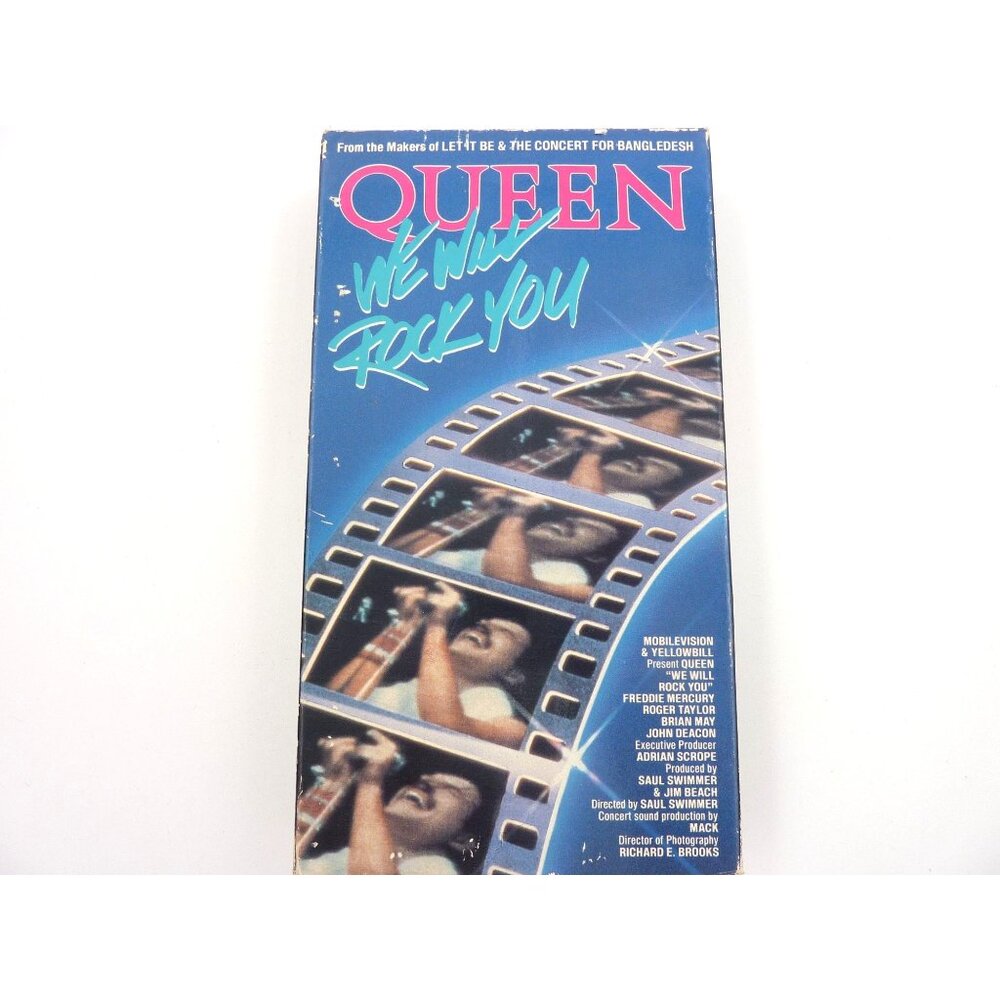 Queen We Will Rock You Live 1986 VHS Vestron
